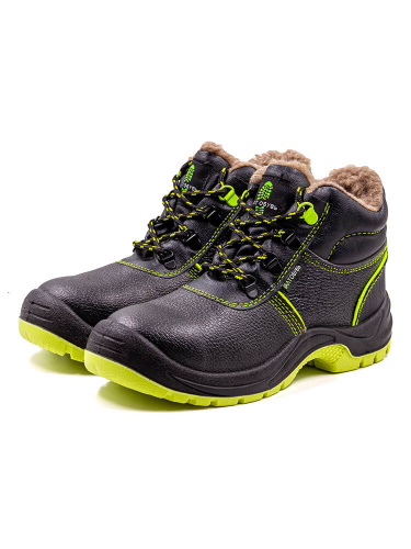 Купить Ботинки зимние на ПУ/ТПУ подошве с металлическим подноском (5308ВМТ Lime) оптом от производителя